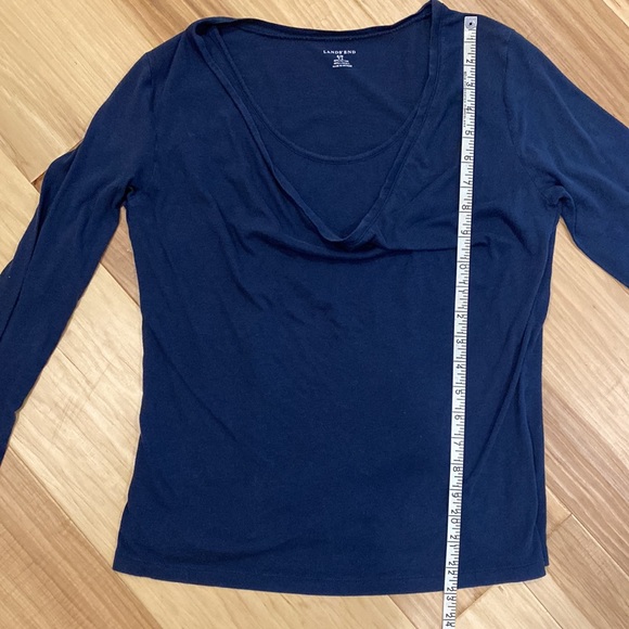 LANDS’ END Long Sleeve Cowl Neck Top - Picture 6 of 9